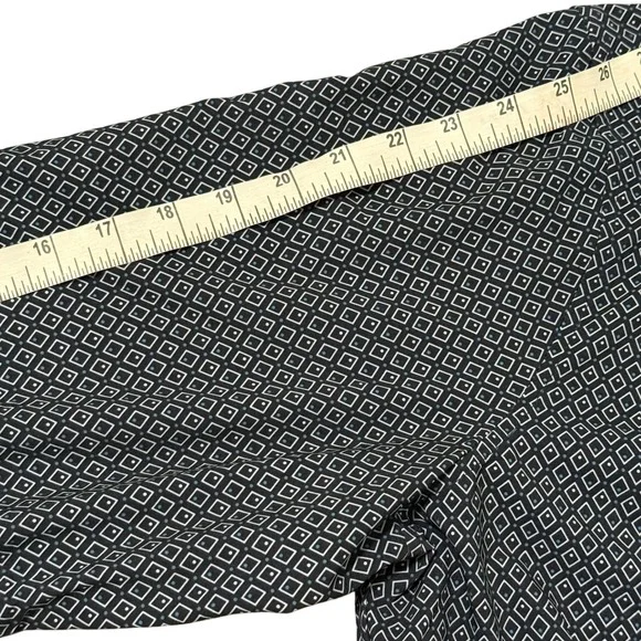 Mizzen Main Leeward XXL Trim Navy Diamond Print Dress Shirt Men
